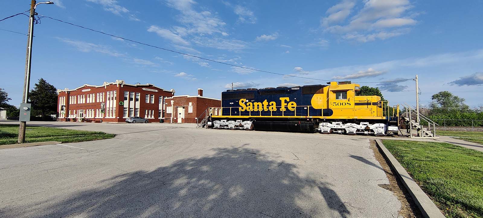 Santa Fe Depot and Diesel Engine